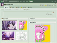 Tablet Screenshot of mariko-kuruma.deviantart.com