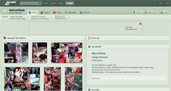 Desktop Screenshot of mercerrose.deviantart.com