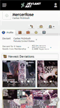 Mobile Screenshot of mercerrose.deviantart.com