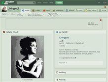 Tablet Screenshot of livingsoul.deviantart.com