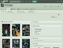 Tablet Screenshot of erlickimages.deviantart.com