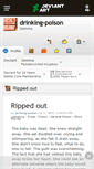 Mobile Screenshot of drinking-poison.deviantart.com