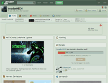 Tablet Screenshot of invadermeen.deviantart.com