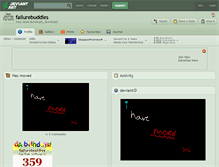 Tablet Screenshot of failurebuddies.deviantart.com
