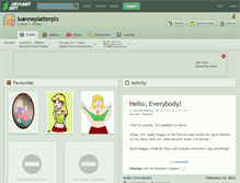 Tablet Screenshot of luanneplatterplz.deviantart.com