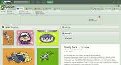 Desktop Screenshot of amcrush.deviantart.com