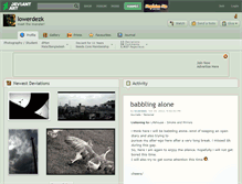 Tablet Screenshot of lowerdezk.deviantart.com