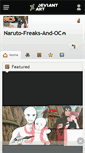 Mobile Screenshot of naruto-freaks-and-oc.deviantart.com