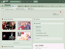 Tablet Screenshot of kiimochi.deviantart.com