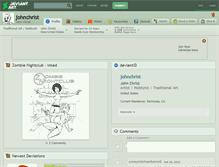 Tablet Screenshot of johnchrist.deviantart.com