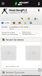 Mobile Screenshot of head-bangplz.deviantart.com