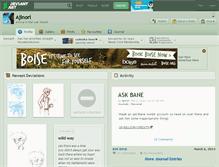 Tablet Screenshot of ajinori.deviantart.com