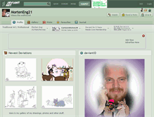 Tablet Screenshot of morteneng21.deviantart.com