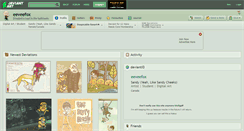 Desktop Screenshot of eeveefox.deviantart.com