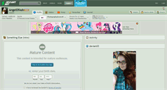 Desktop Screenshot of angelofash.deviantart.com