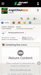 Mobile Screenshot of angelofash.deviantart.com