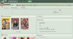 Desktop Screenshot of kuzumochi.deviantart.com