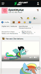 Mobile Screenshot of epickittykat.deviantart.com