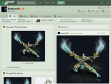 Tablet Screenshot of bradwells.deviantart.com