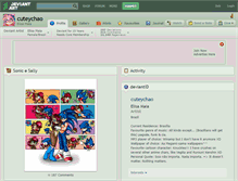 Tablet Screenshot of cuteychao.deviantart.com