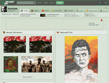 Tablet Screenshot of mumzee.deviantart.com