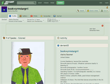 Tablet Screenshot of bookwyrmstargrrl.deviantart.com