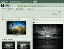 Tablet Screenshot of lugiais.deviantart.com