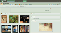 Desktop Screenshot of endlessdeep.deviantart.com