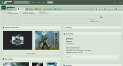 Desktop Screenshot of geekplus.deviantart.com