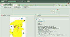 Desktop Screenshot of insanekittykat.deviantart.com