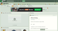 Desktop Screenshot of drago-flame.deviantart.com
