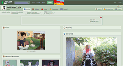 Desktop Screenshot of hellkitten2204.deviantart.com