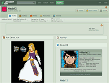 Tablet Screenshot of mada12.deviantart.com