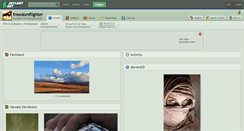 Desktop Screenshot of freedomflighter.deviantart.com