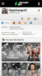 Mobile Screenshot of papashango20.deviantart.com