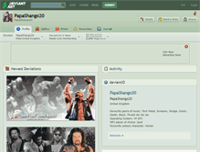 Tablet Screenshot of papashango20.deviantart.com
