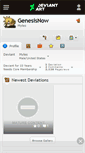 Mobile Screenshot of genesisnow.deviantart.com