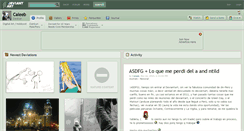 Desktop Screenshot of caleeb.deviantart.com