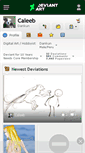 Mobile Screenshot of caleeb.deviantart.com