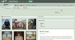 Desktop Screenshot of dienzo.deviantart.com