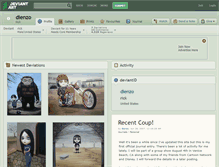 Tablet Screenshot of dienzo.deviantart.com