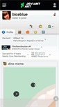 Mobile Screenshot of biceblue.deviantart.com