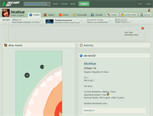 Tablet Screenshot of biceblue.deviantart.com