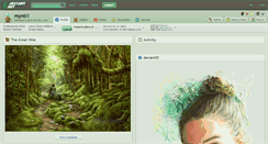 Desktop Screenshot of mynti.deviantart.com