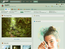 Tablet Screenshot of mynti.deviantart.com