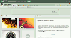 Desktop Screenshot of deep-hurting.deviantart.com