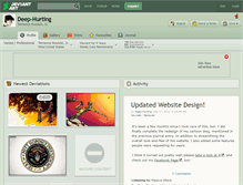 Tablet Screenshot of deep-hurting.deviantart.com