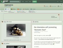 Tablet Screenshot of majinmarron.deviantart.com