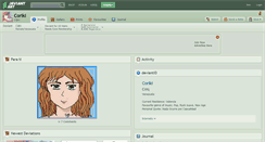 Desktop Screenshot of coriki.deviantart.com