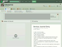 Tablet Screenshot of farukakyuz.deviantart.com